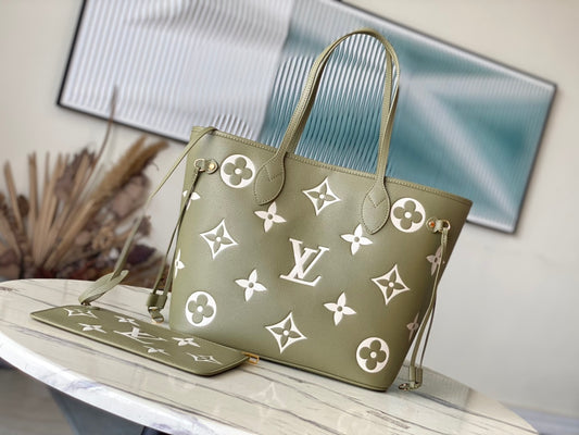 M46649 路L家-Neverfull MM 草綠色