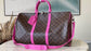 M41416 路L家-Keepall Bandoulière 旅行袋 玫紅色