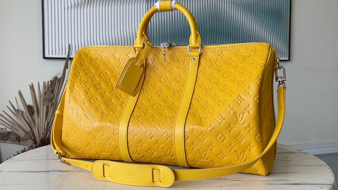 M23748 路L家-Keepall Bandoulière 旅行袋 黃色