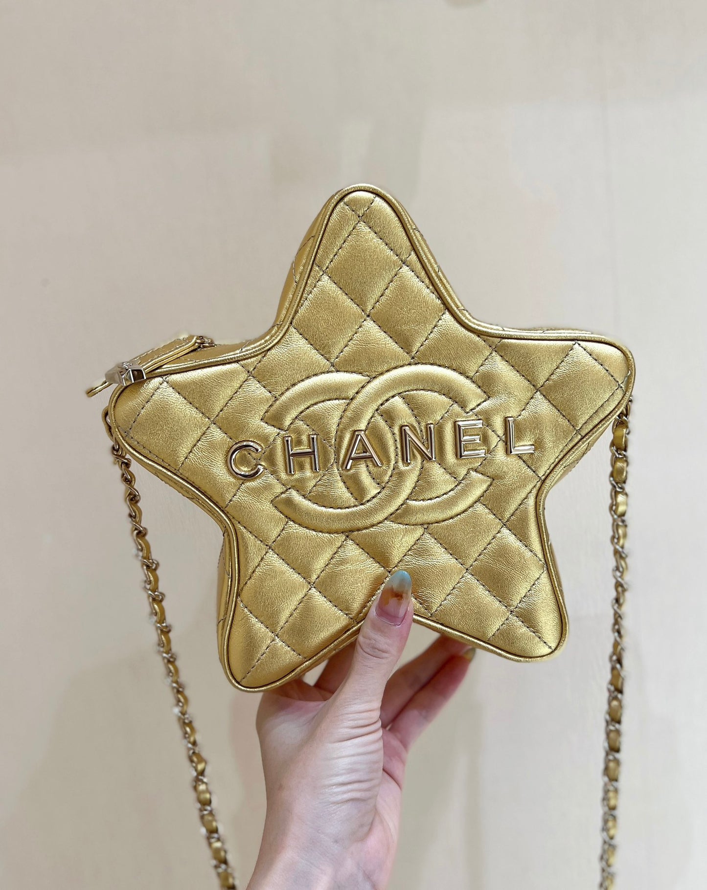 小香家-Chanel 24c 早春度假系列限量版 星星包 金色