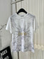 迪D家-2403 24新品印花飾以撞色印花工藝字母TEE