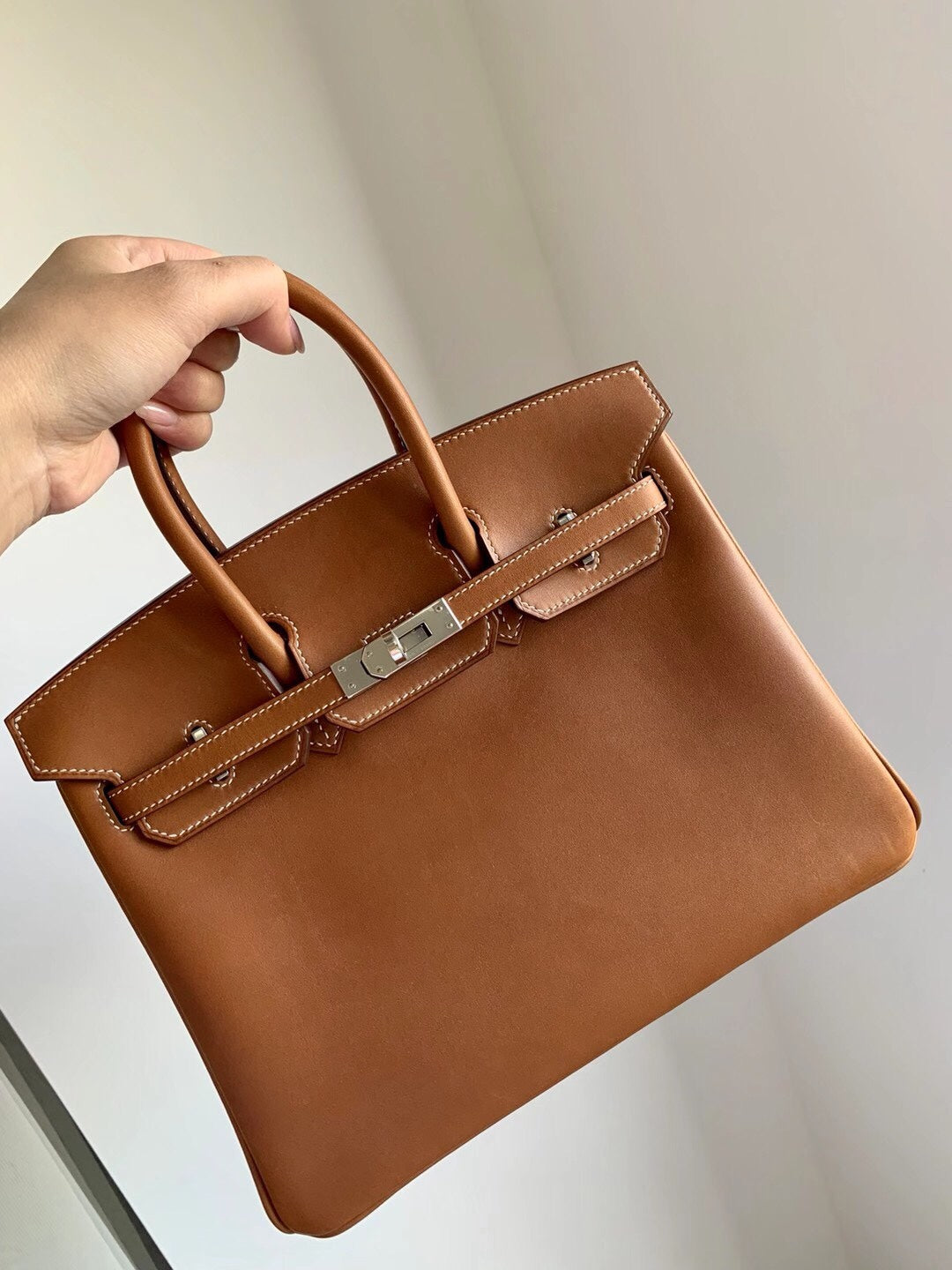 小愛款-Birkin 25 馬鞍皮 Barenia 34 銀扣