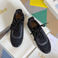 克羅C-Nama sneaker彩虹系列 網面拼色休閒運動鞋 黑色