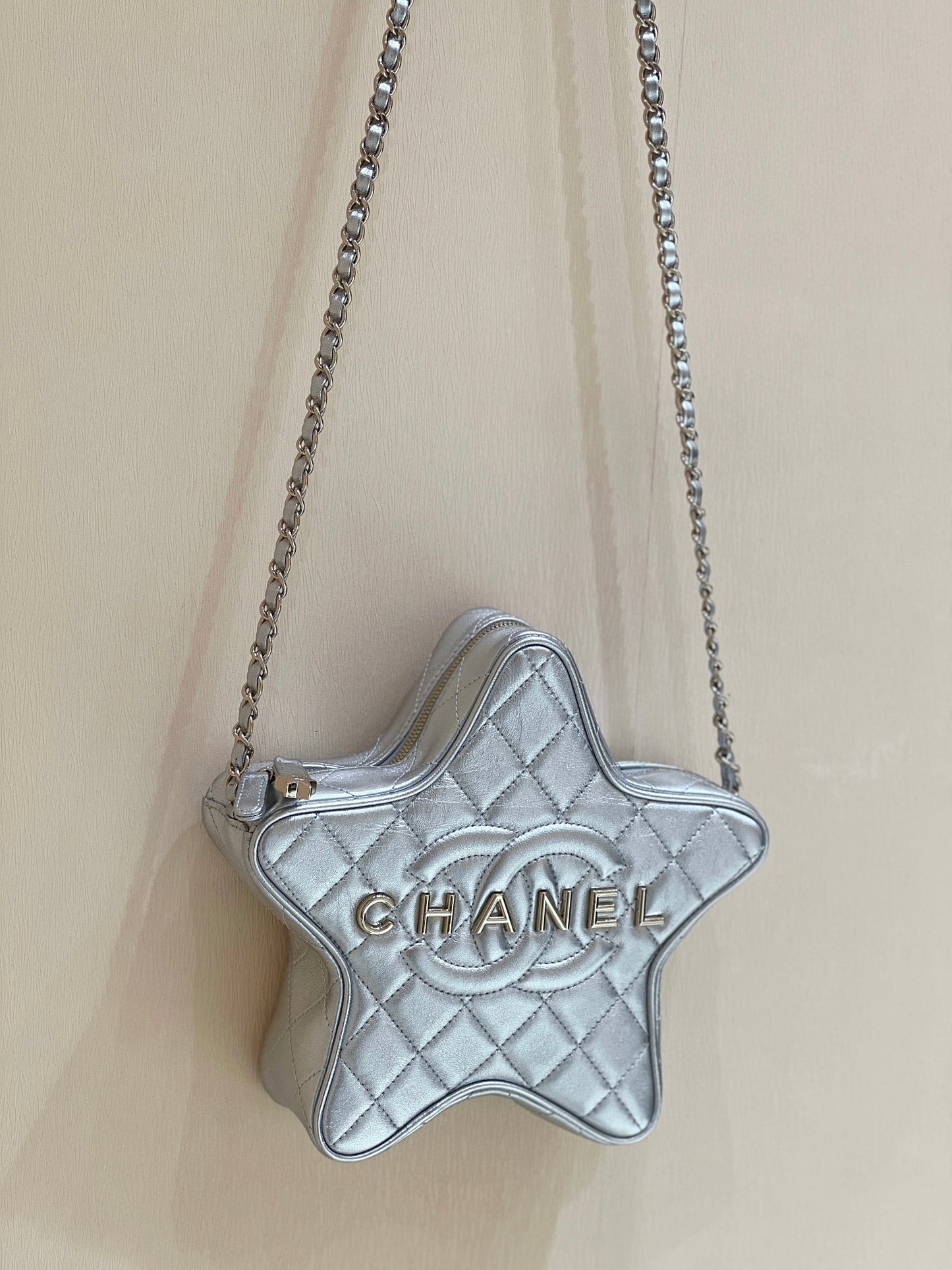 小香家-Chanel 24c 早春度假系列限量版 星星包 銀色