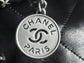 小香家-Chanel 22號手袋 橫版 黑銀色