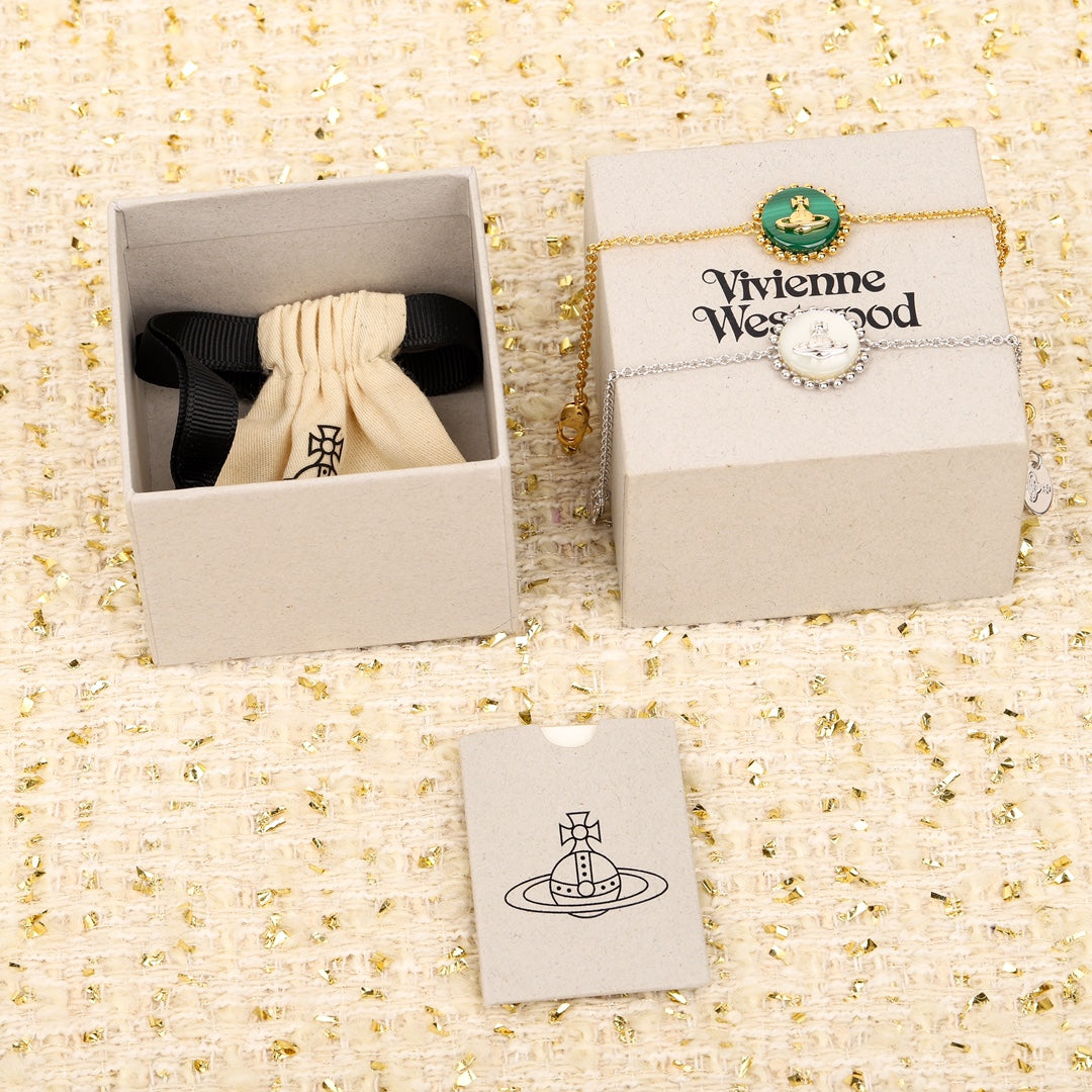 Vivienne westwood-手鍊011 綠色