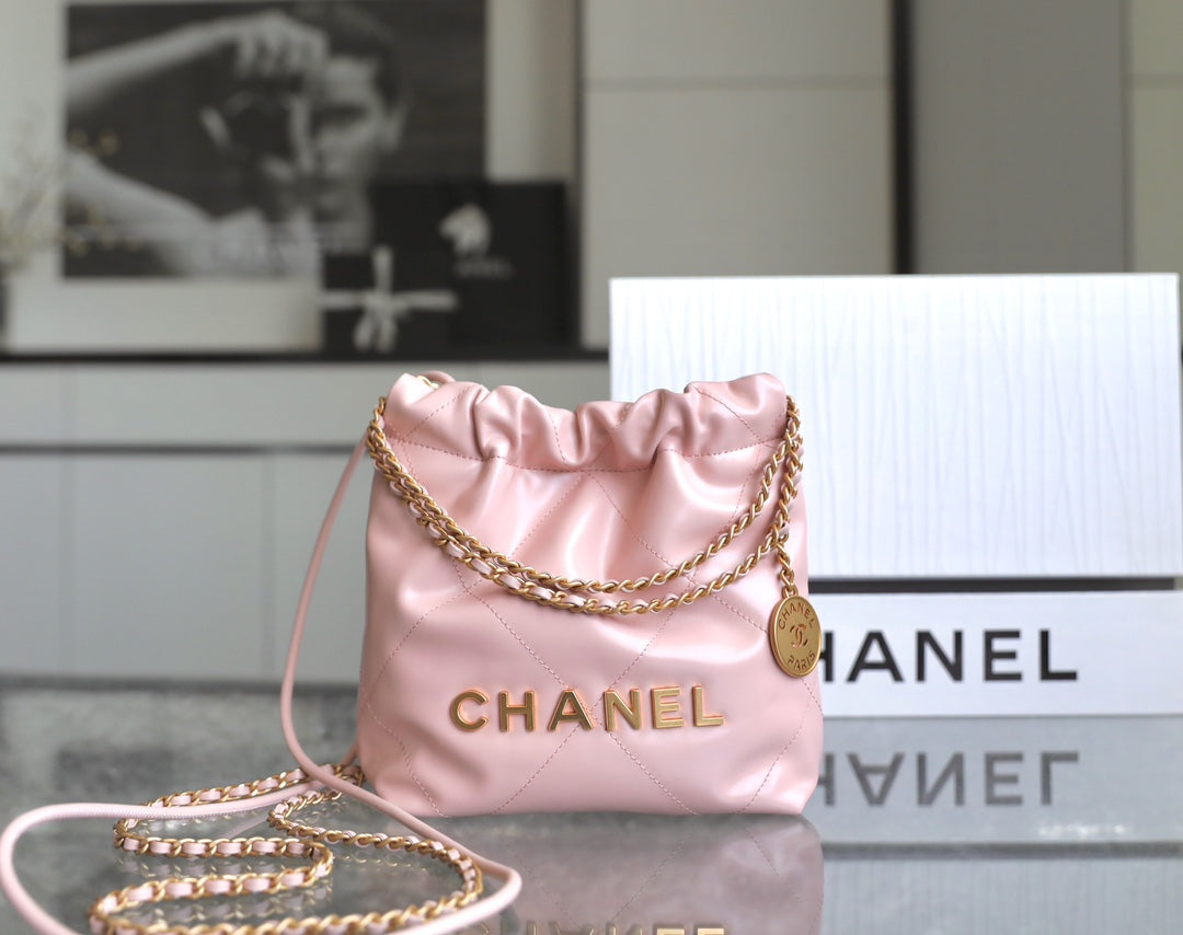 小香家-2023春夏新款 22BAG Mini 粉色