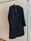 穆Ｍ家-2404 24Ss 春夏Miu藏青色休閒西服長外套