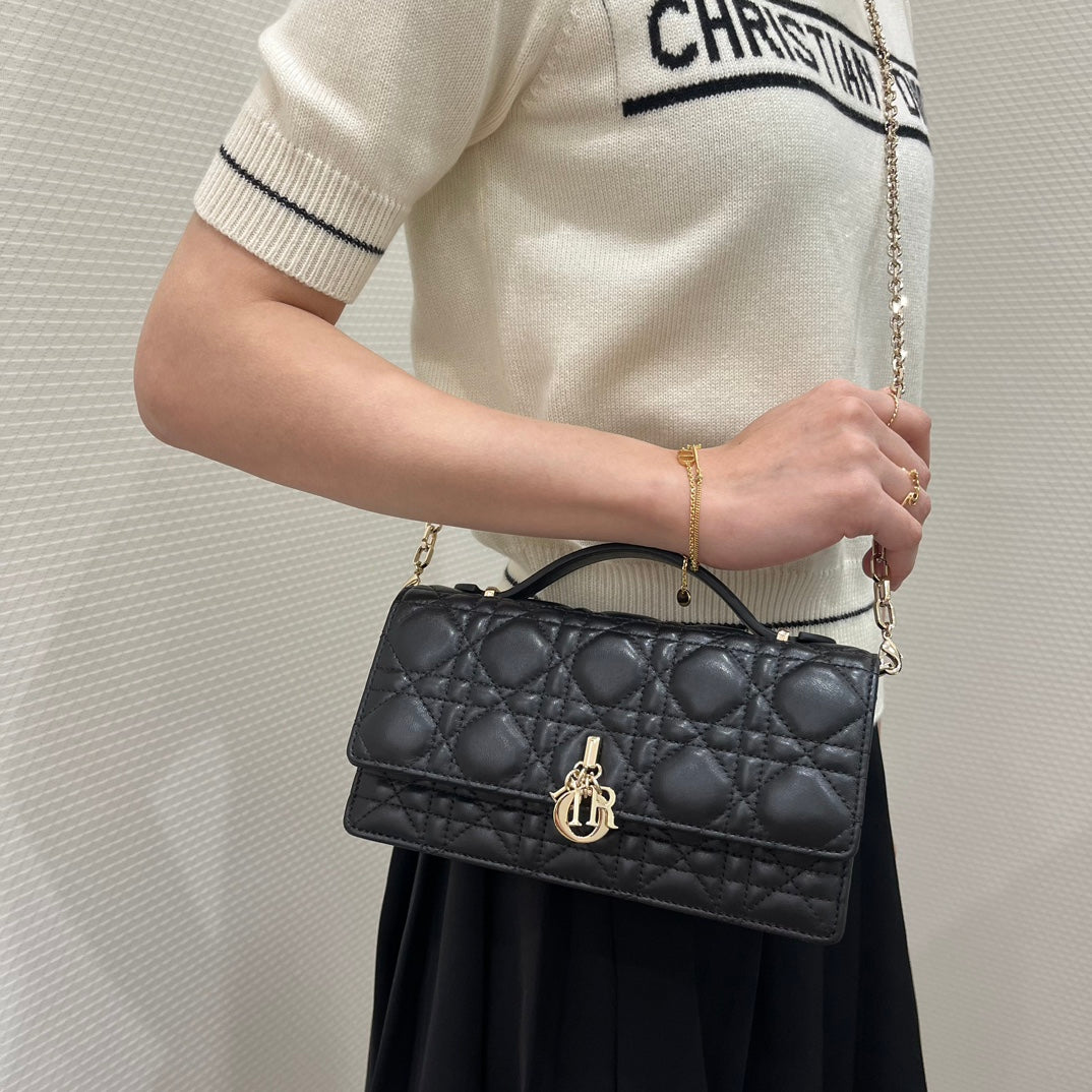 迪D家-Miss Dior Top Handle 手袋 黑色