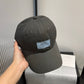 普P家-LOGO標籤棒球帽 黑色