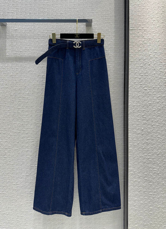 小香家-2403 24早春新品天絲牛仔直筒褲