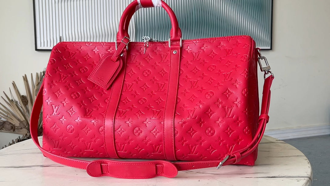 M23750 路L家-Keepall Bandoulière 旅行袋 紅色