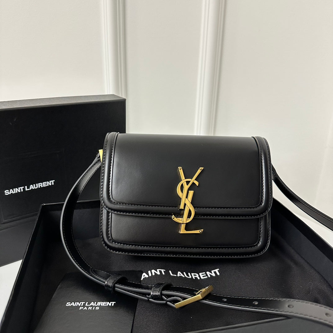 聖Y羅-BOX SAINT LAURENT 豆腐包 小號 黑色