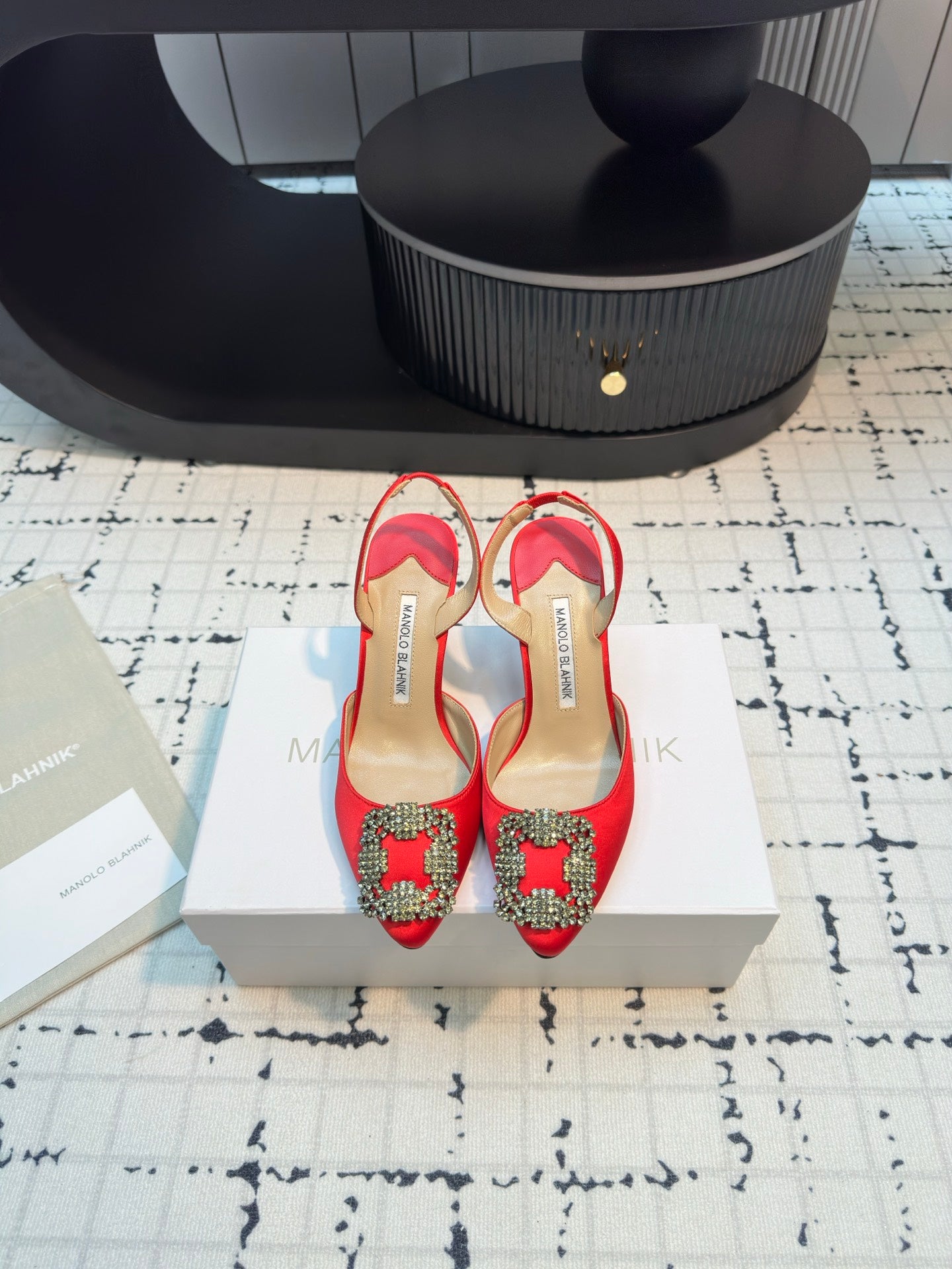 Manolo Blahnik-2024 高跟涼鞋 紅色