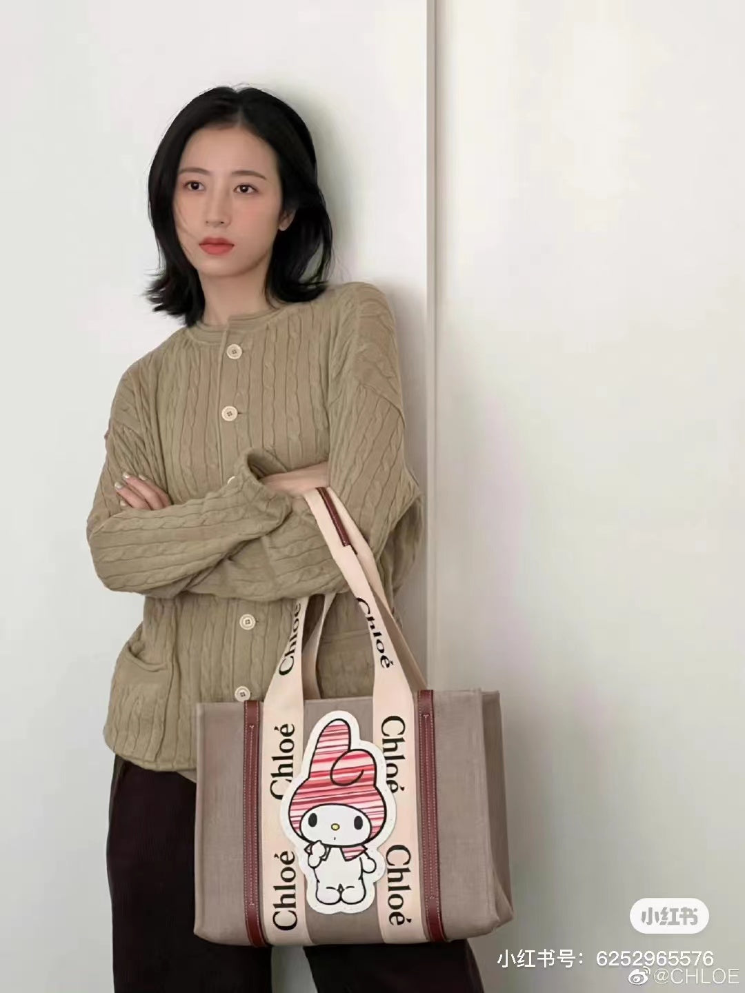 克羅C-2023年春夏新款 Woody  My Melody聯名款 中號
