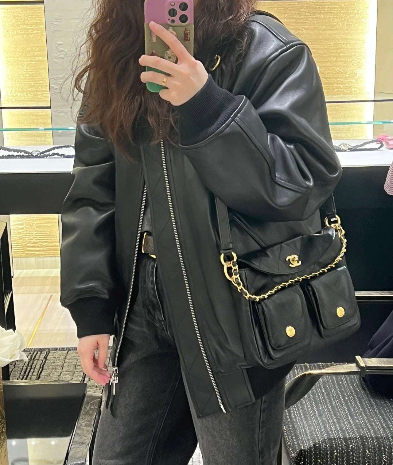 小香家-Chanel Hobo 復古單肩包 黑色