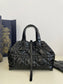 迪D家-Dior D-Joy 藤格裂紋中號 油蠟黑