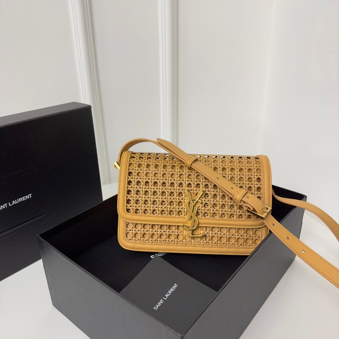 聖Y羅-BOX SAINT LAURENT 豆腐包 大號 編織款