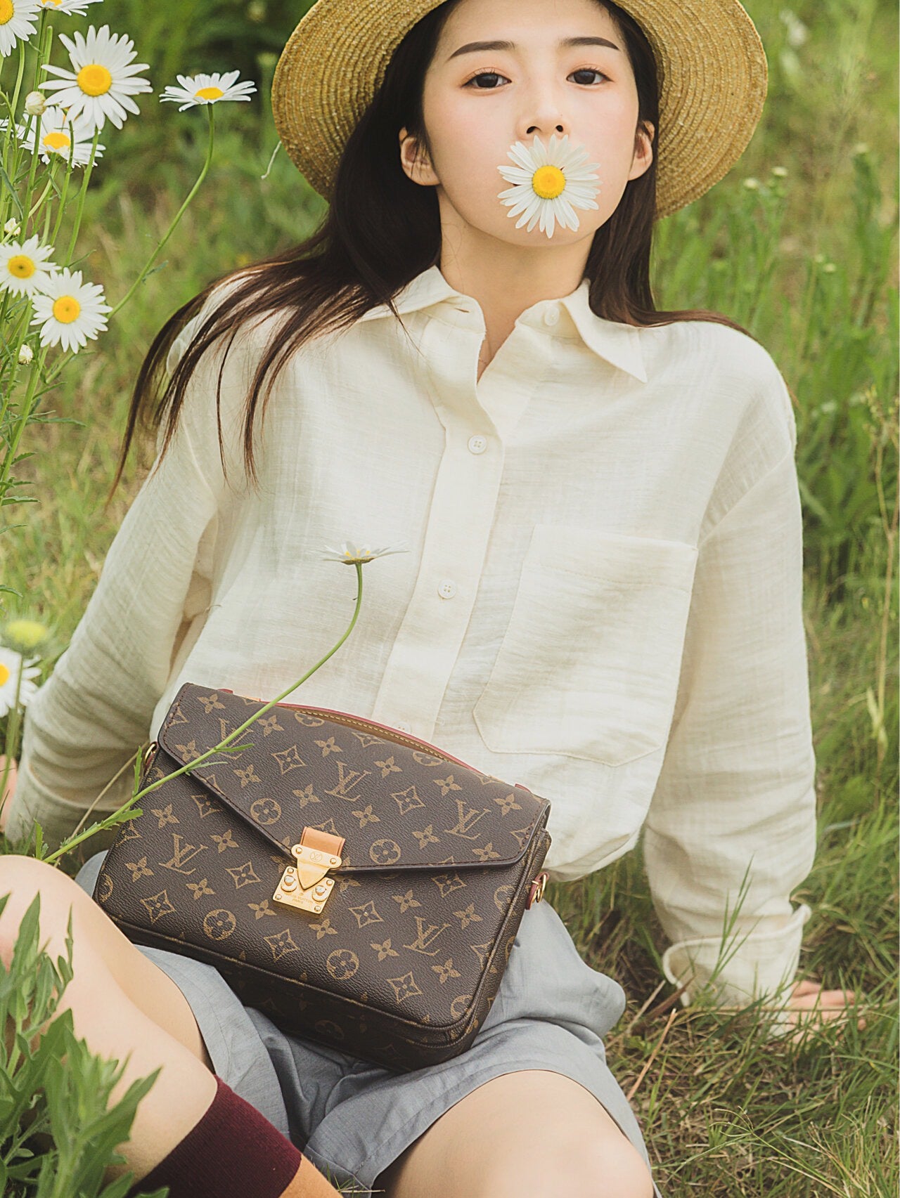 M44875 路L家-Pochette Métis 手提斜跨包