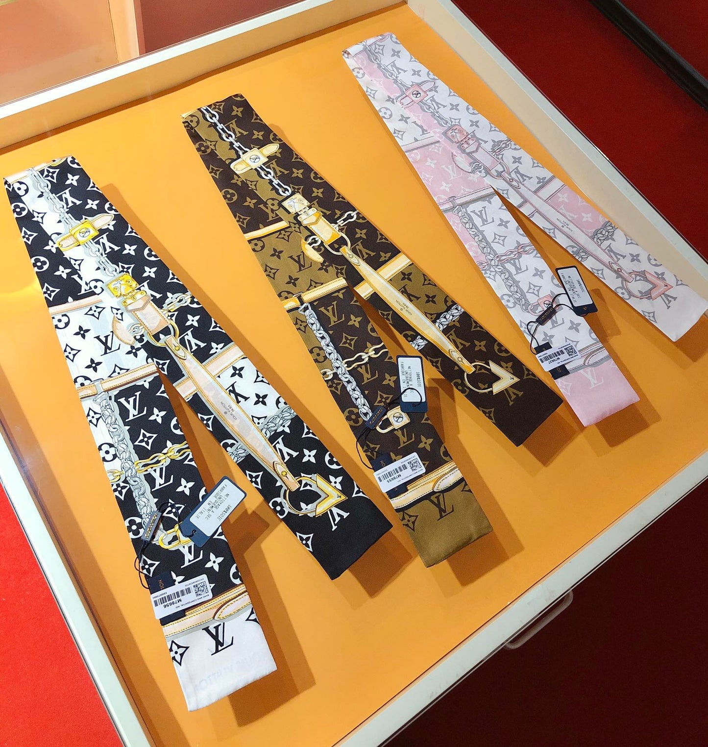 路L家-絲質束髮 Monogram花紋