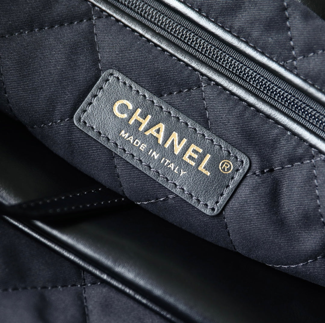 小香家-𝟮𝟮𝗕𝗮𝗴購物袋 小號-黑色金扣