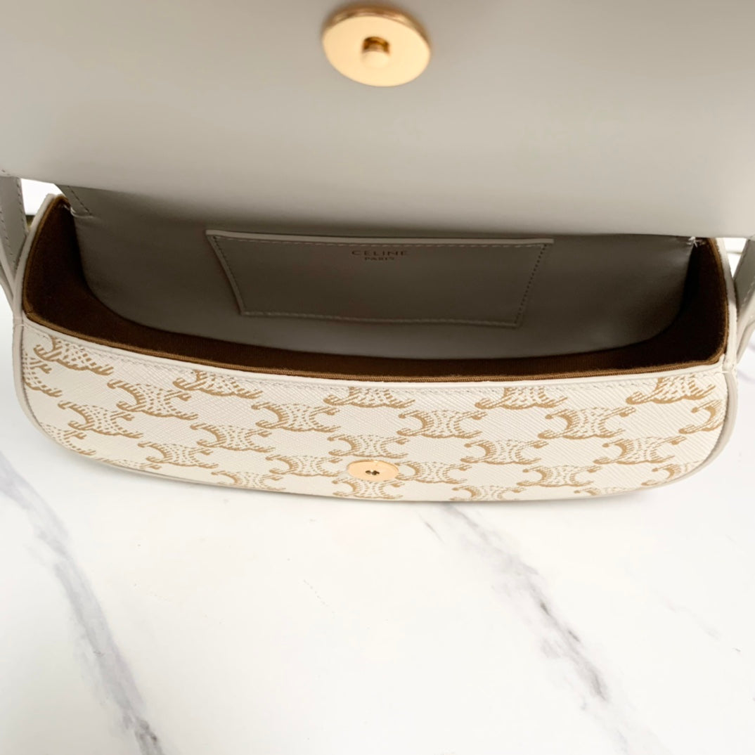 賽C家-TaBou Clutch 手提肩背包 米白色
