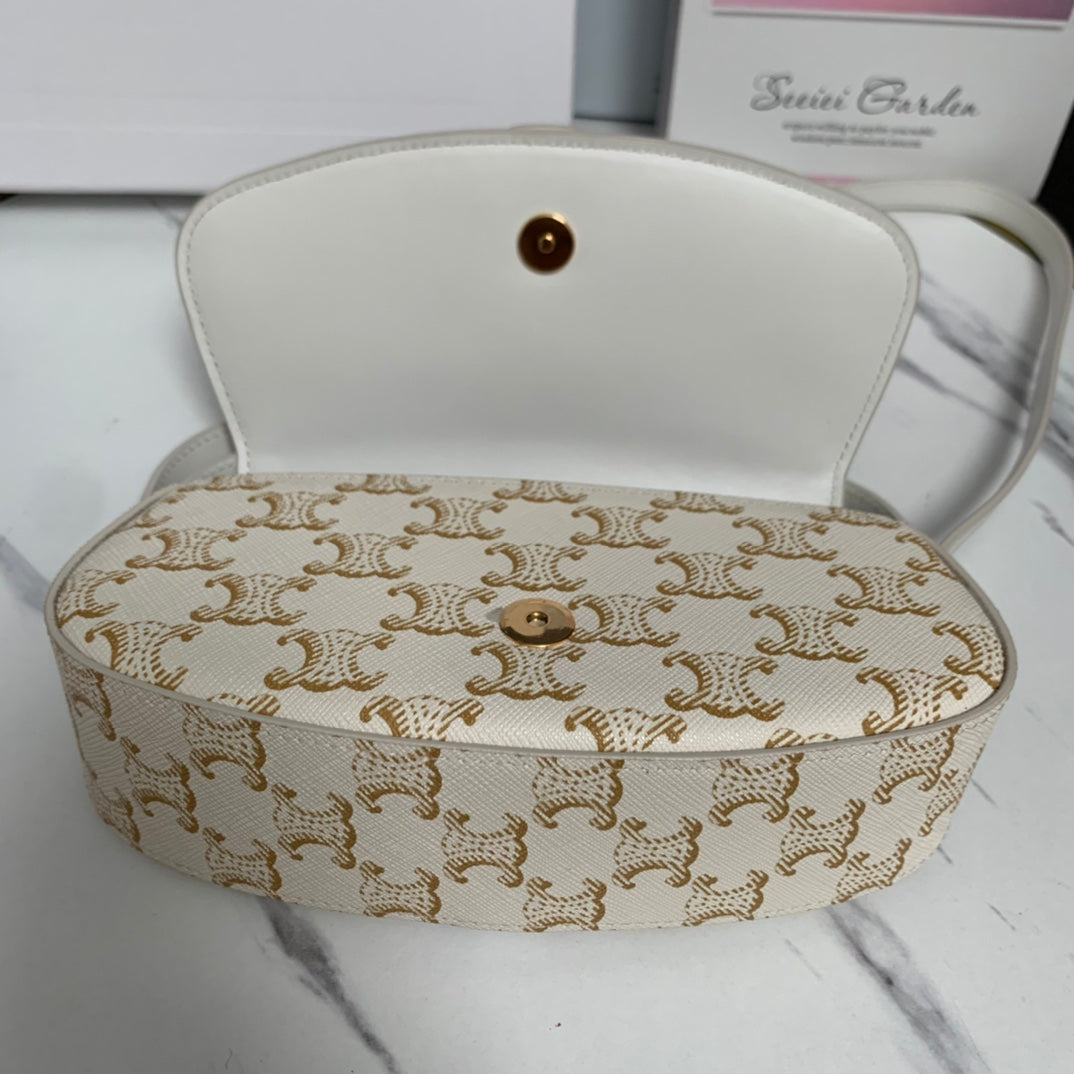 賽C家-TaBou Clutch 手提肩背包 米白色
