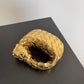 B編織-迷你JODIE 手提餃子包 金色