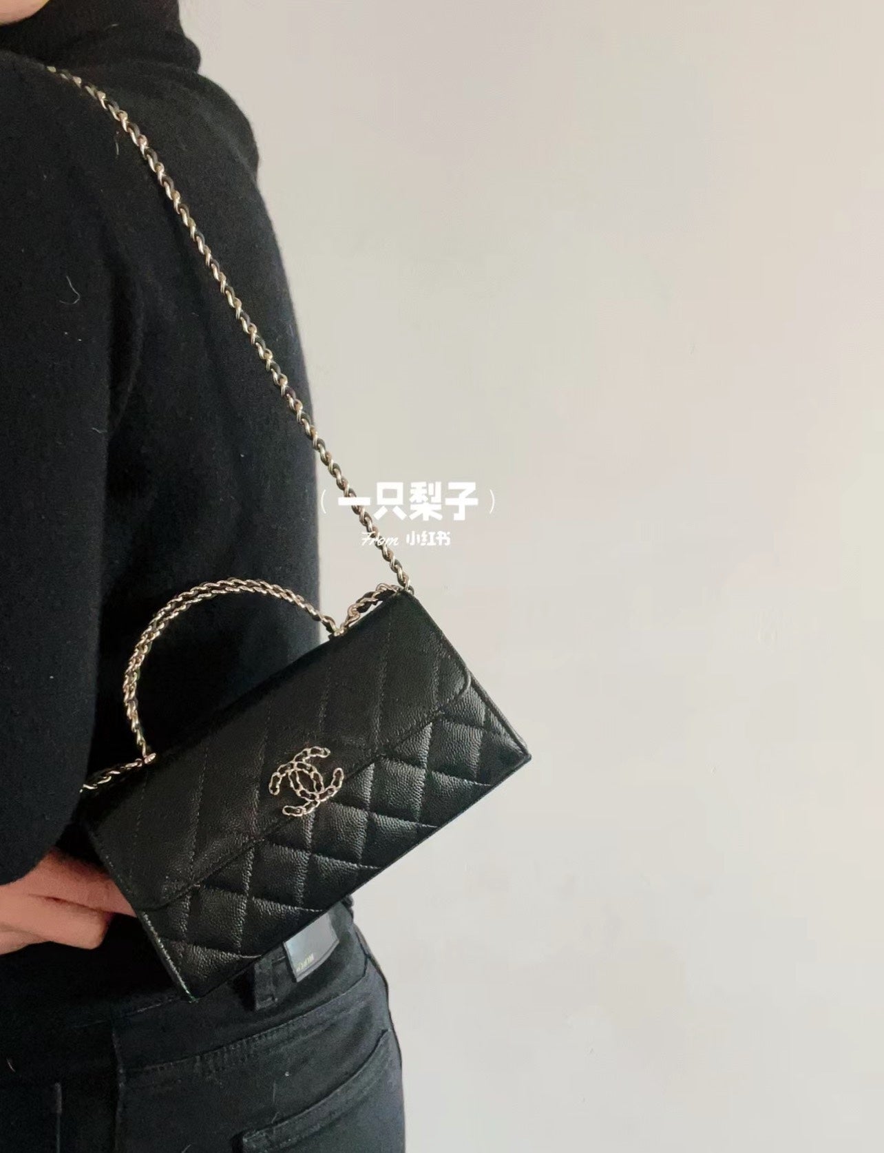 小香家- 26s手把kelly包 黑色