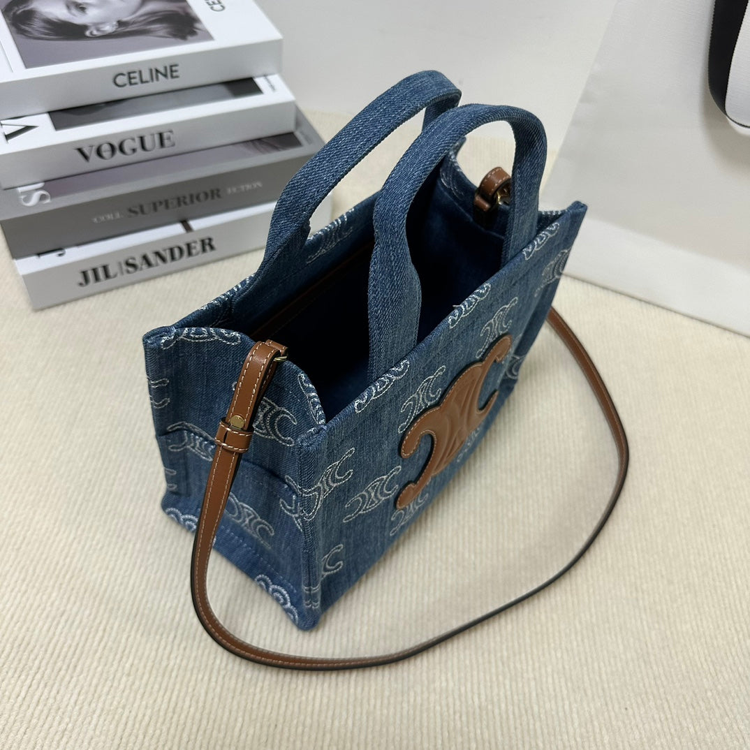 賽C家-Tote 小號 牛仔藍
