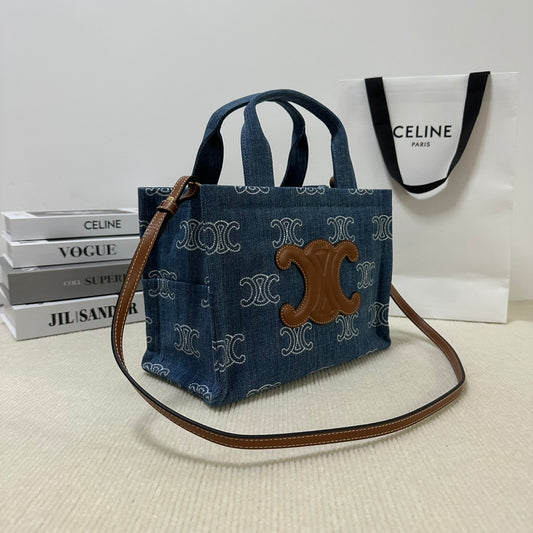 賽C家-Tote 小號 牛仔藍