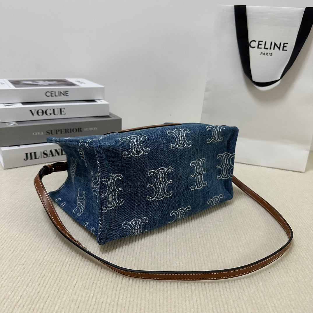 賽C家-Tote 小號 牛仔藍
