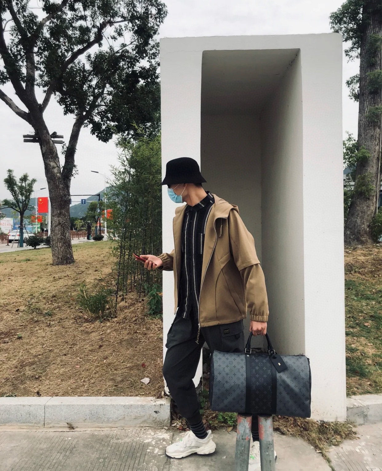 路L家-M45392 KEEPALL BANDOULIÈRE 50旅行袋