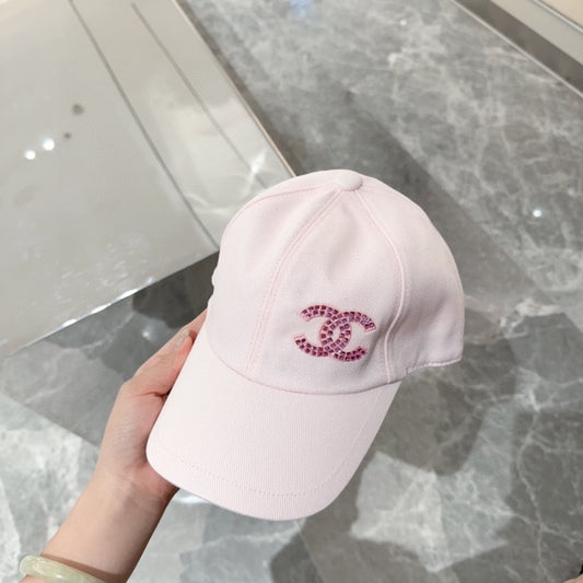 小香家-簡約LOGO棒球帽 粉色