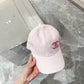 小香家-簡約LOGO棒球帽 粉色