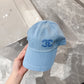 小香家-簡約LOGO棒球帽 藍色