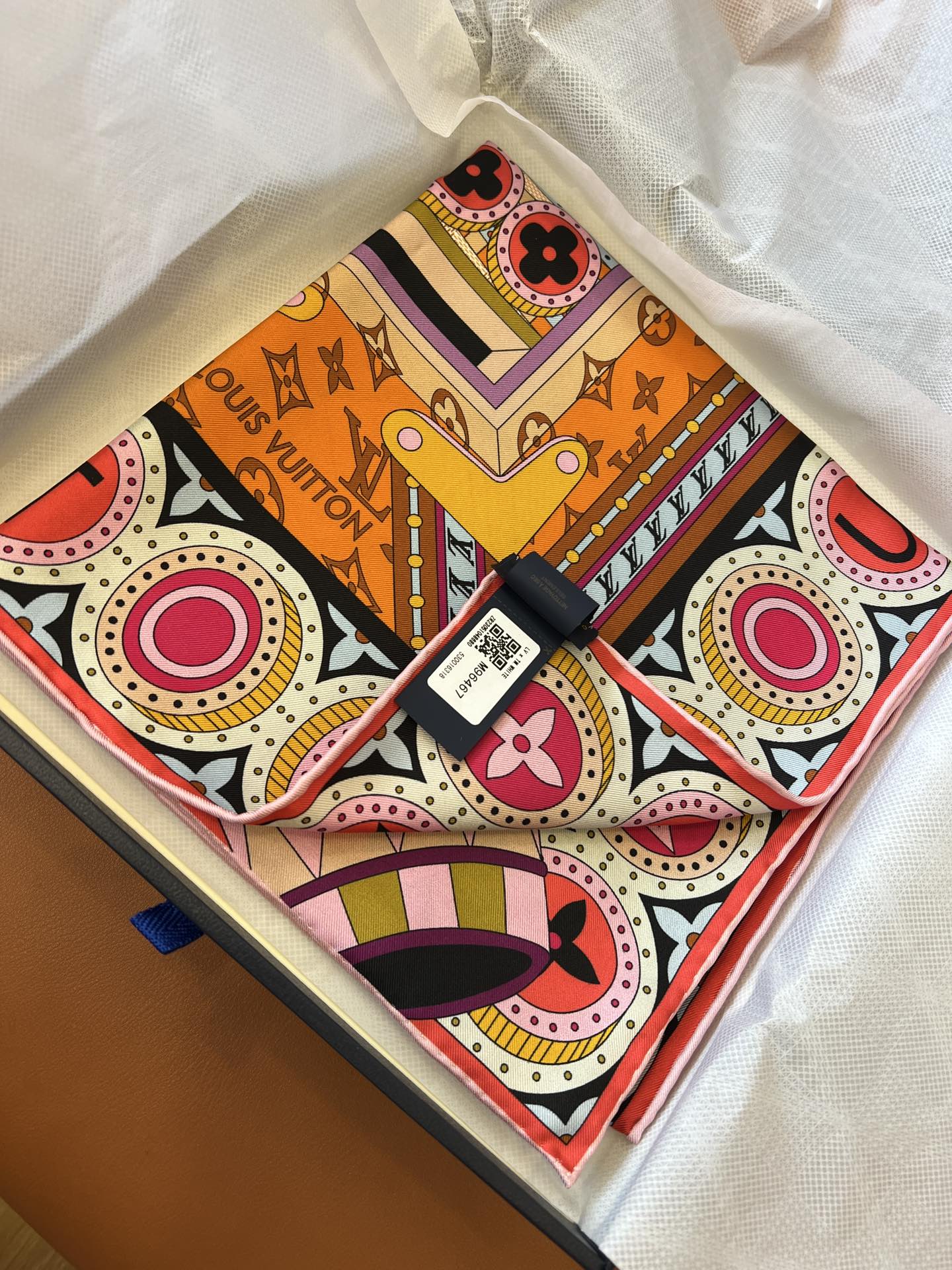 路L家-真絲方巾 90 x 90 桑蠶絲