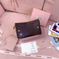 穆M家-5MV017 pocket wallet 小錢夾 酒紅色