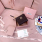 穆M家-5MV017 pocket wallet 小錢夾 酒紅色