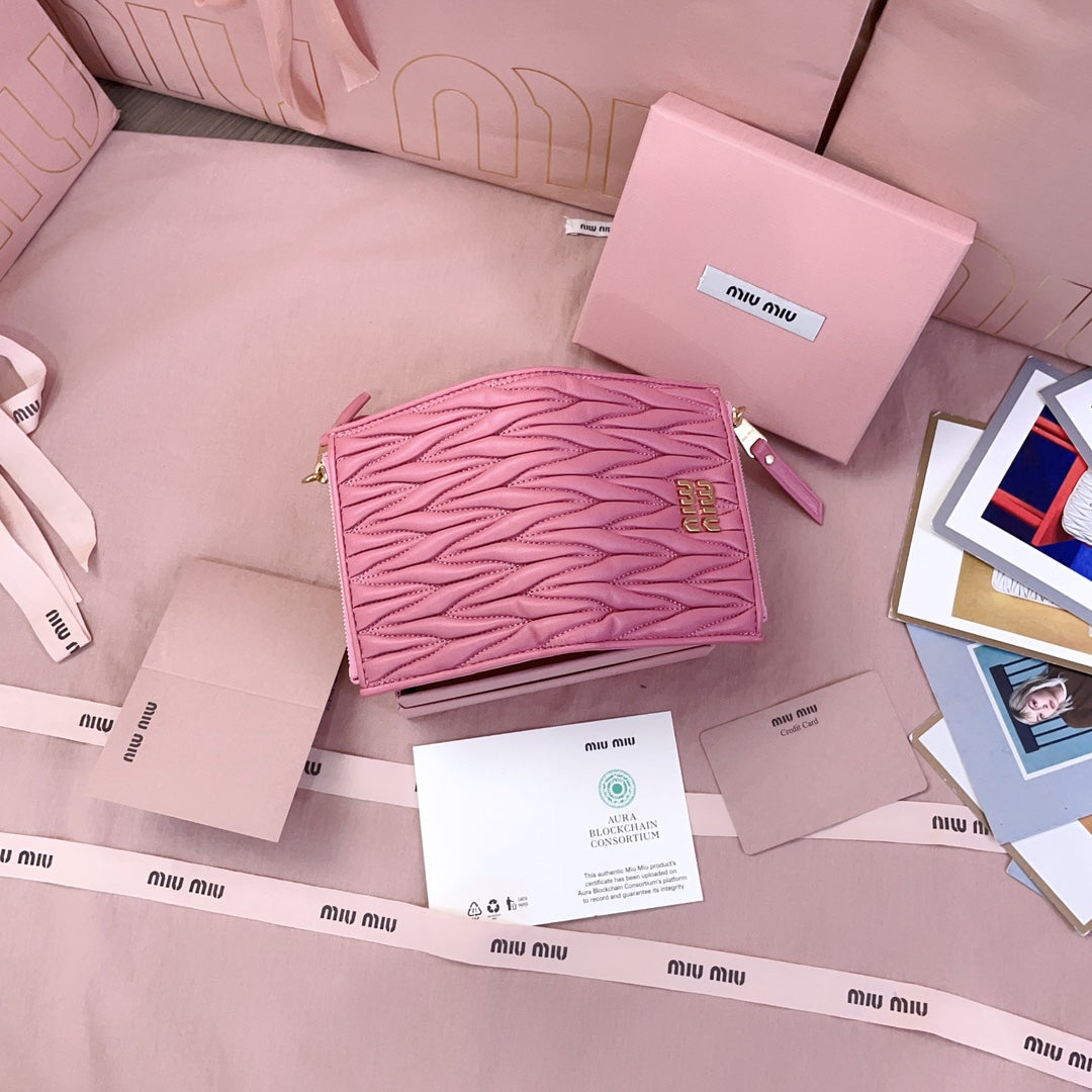 穆M家-5MV017 pocket wallet 小錢夾 桃色