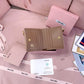 穆M家-5MV017 pocket wallet 小錢夾 卡棕色