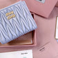 穆M家-5MV017 pocket wallet 小錢夾 藍色