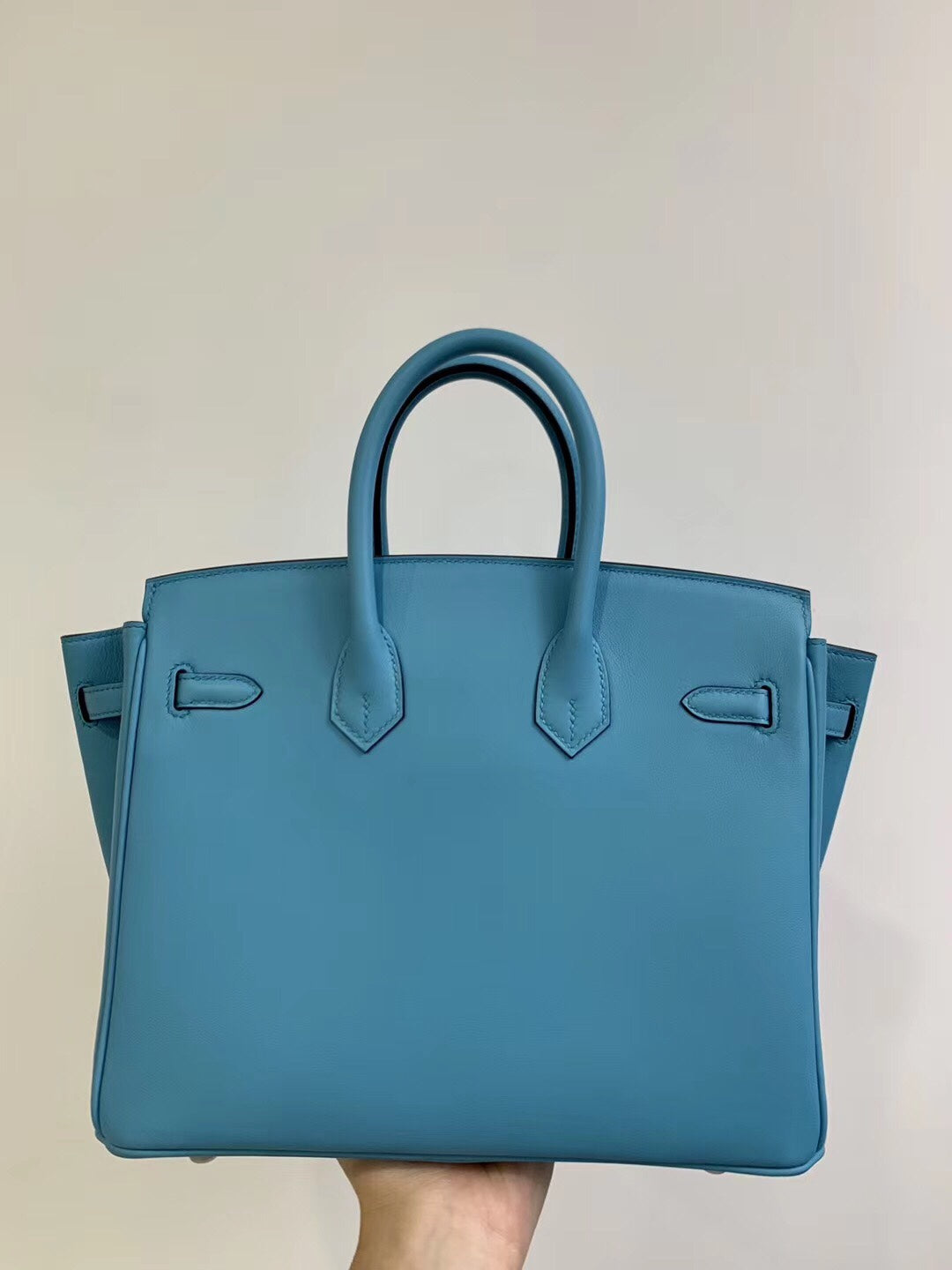 小愛款-Birkin 25 Swift P3 北方藍 銀扣