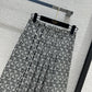 芬F家-2403 24早春新品中長款壓褶半身裙