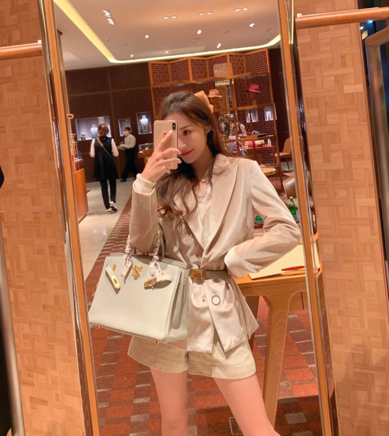 小愛款-Birkin 30 Togo 80珍珠灰 金扣