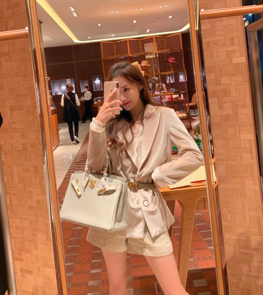 小愛款-Birkin 30 Togo 80珍珠灰 金扣