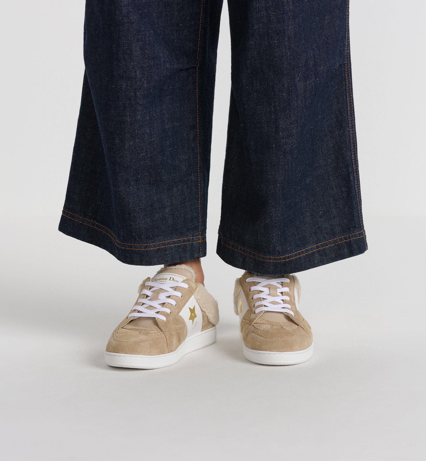 迪D家-2024穆勒羊毛 半拖鞋 淺咖啡色