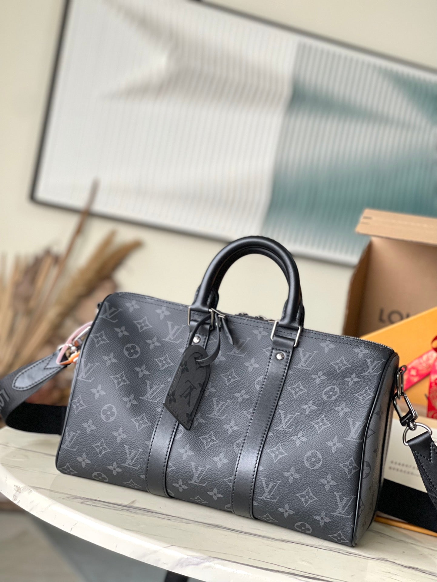 M46655 路L家- Keepall 35 手袋 黑色男款