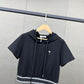 迪D家-2403 印花設計休閒運動套裝 黑色