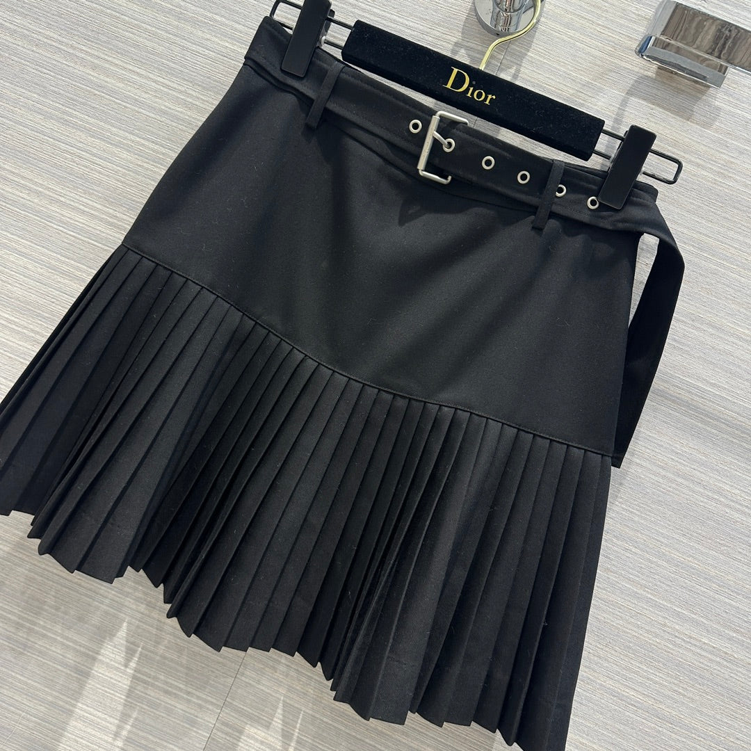 迪D家-2403 24春夏新品百褶半裙